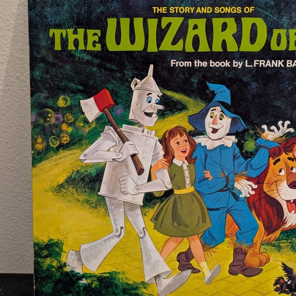 Disney The Wizard of Oz Vinyl - Green, Blue, Silver 1969 - Picture 4 of 11
